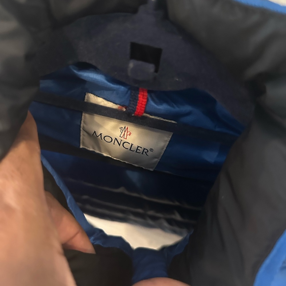 COPY - Beautiful black and blue Moncler jacket last season